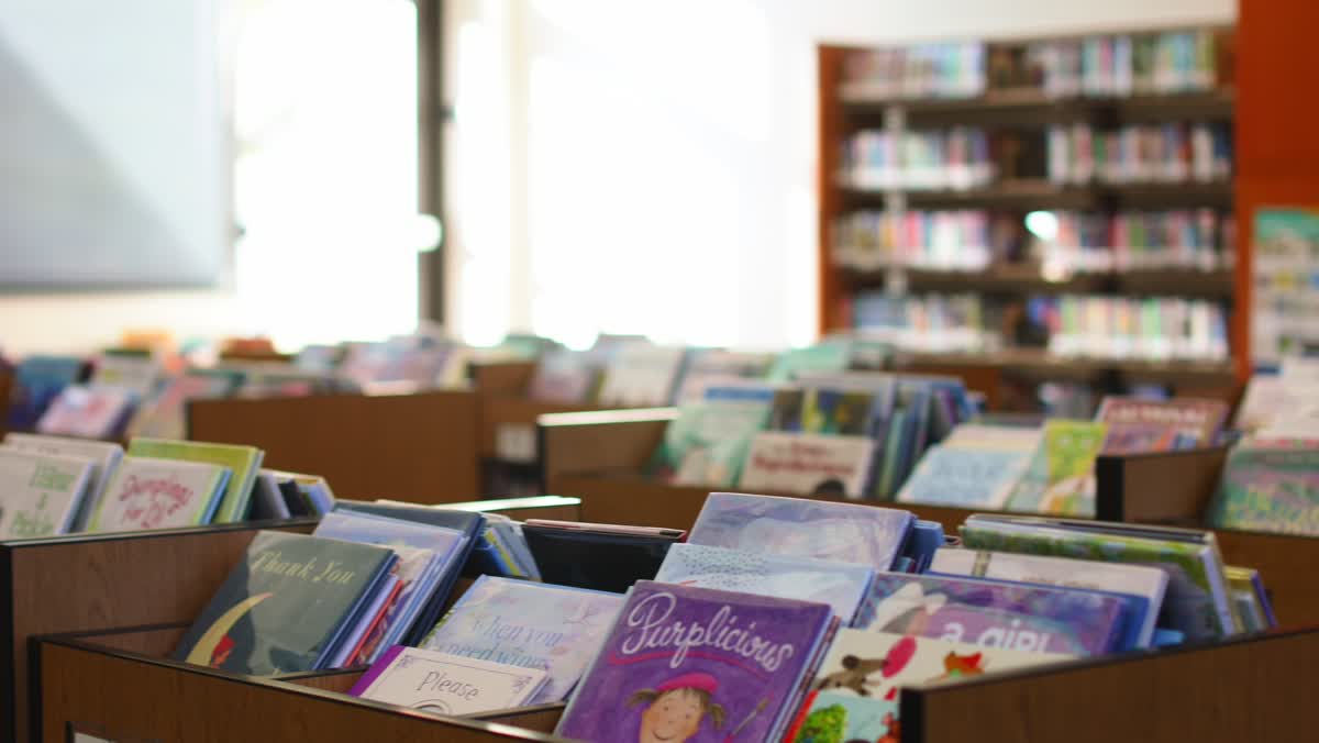 Frame from the Norwalk Public Library film